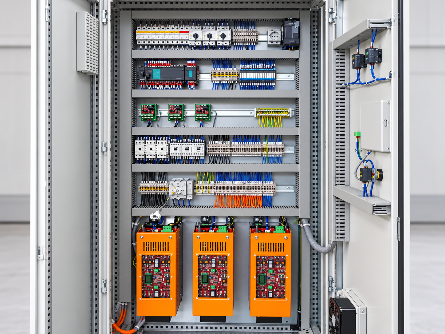 Quadro elettrico del sistema UV