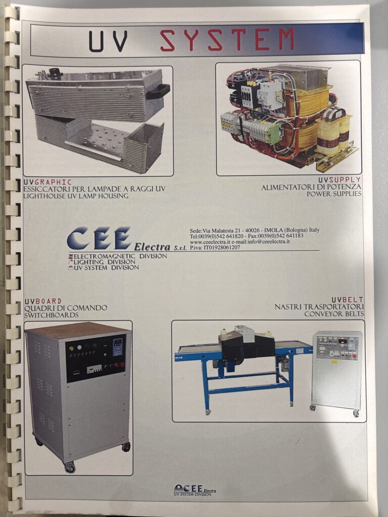 UV service and spare parts: technical detail