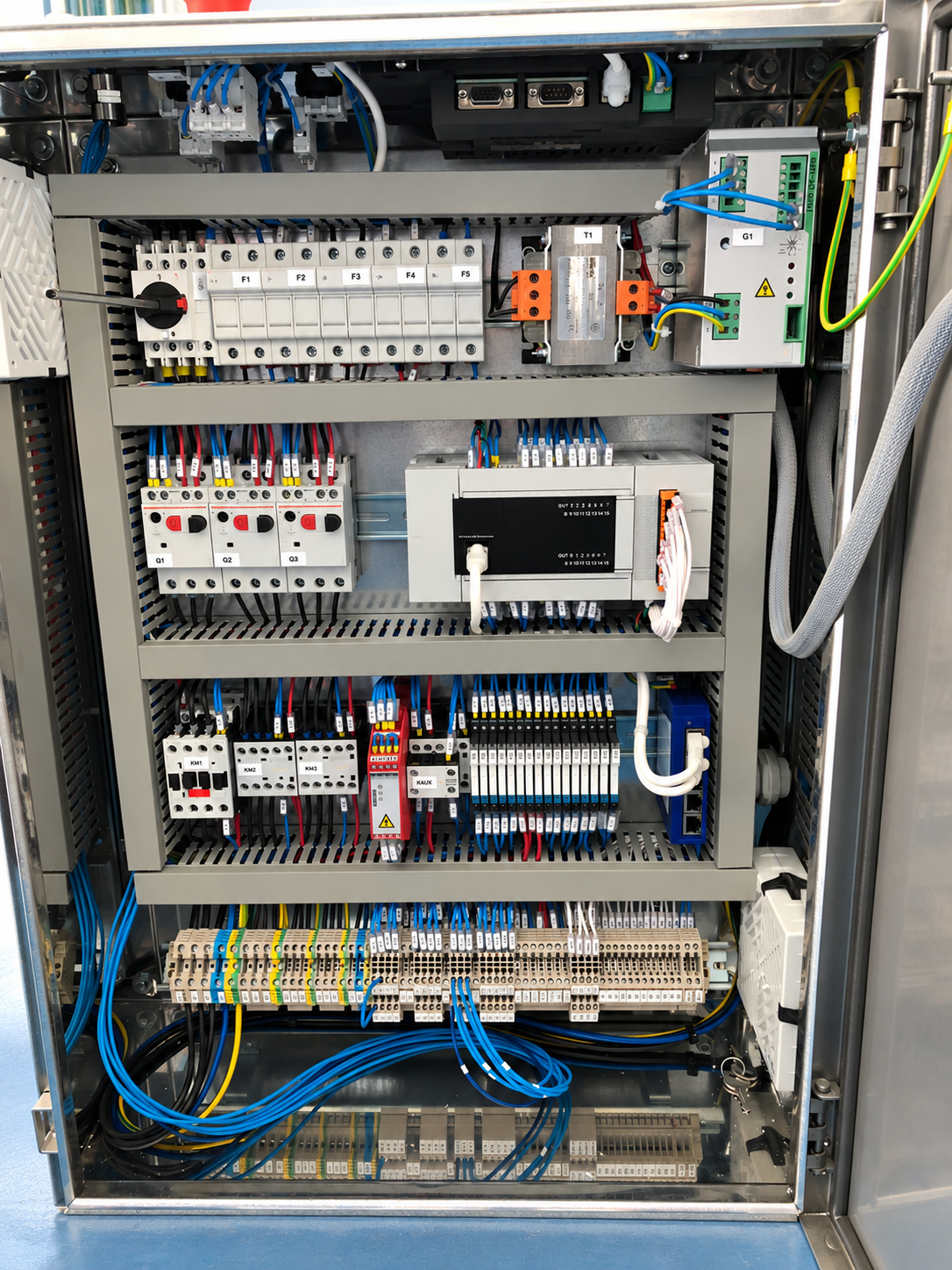 Quadro di automazione cablato