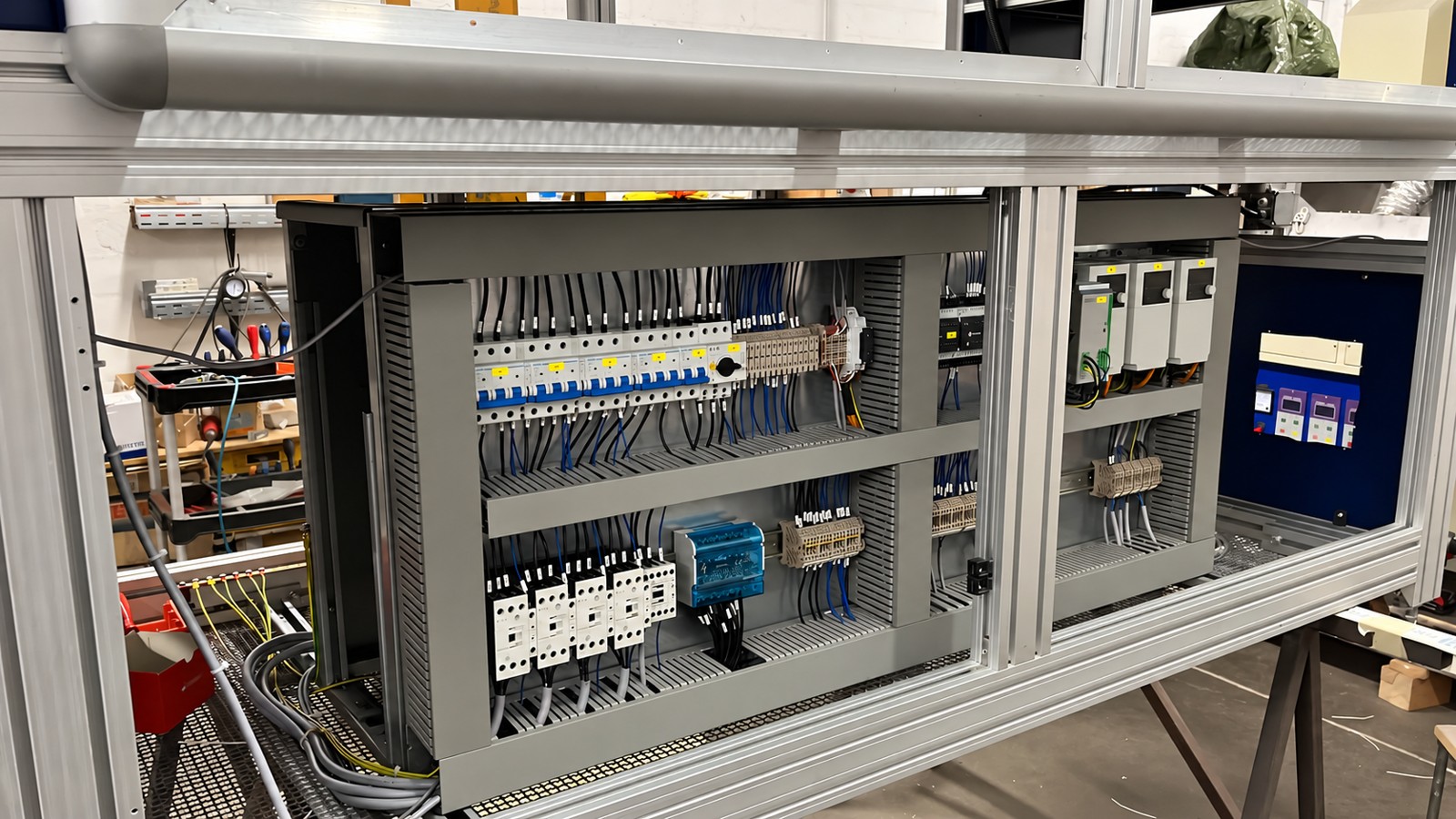 Cablaggio del Rotary UV4 PLUS dopo il revamping Electro Tecnology