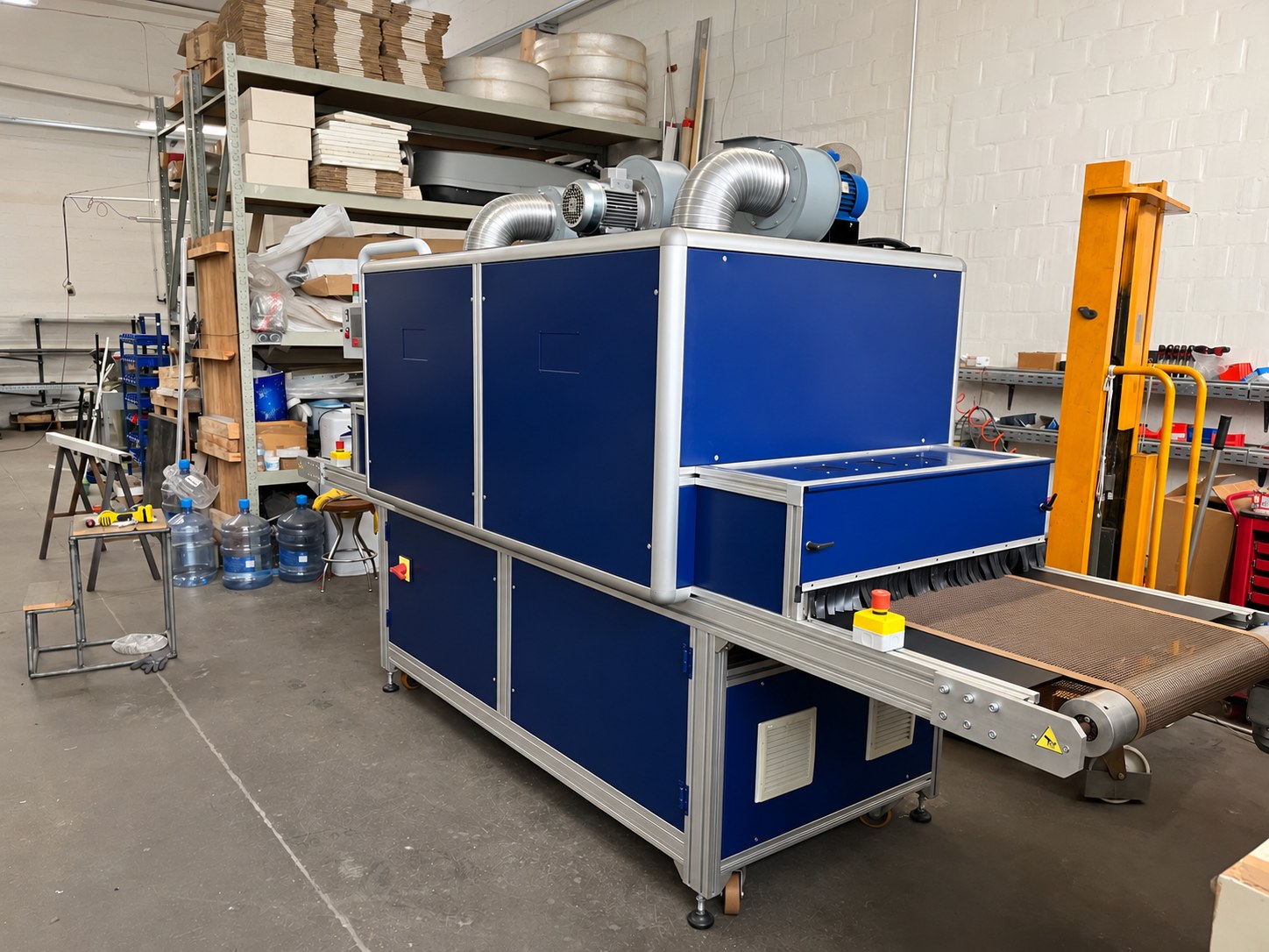 Rotary UV4 PLUS dopo il revamping: vista completa della macchina in officina